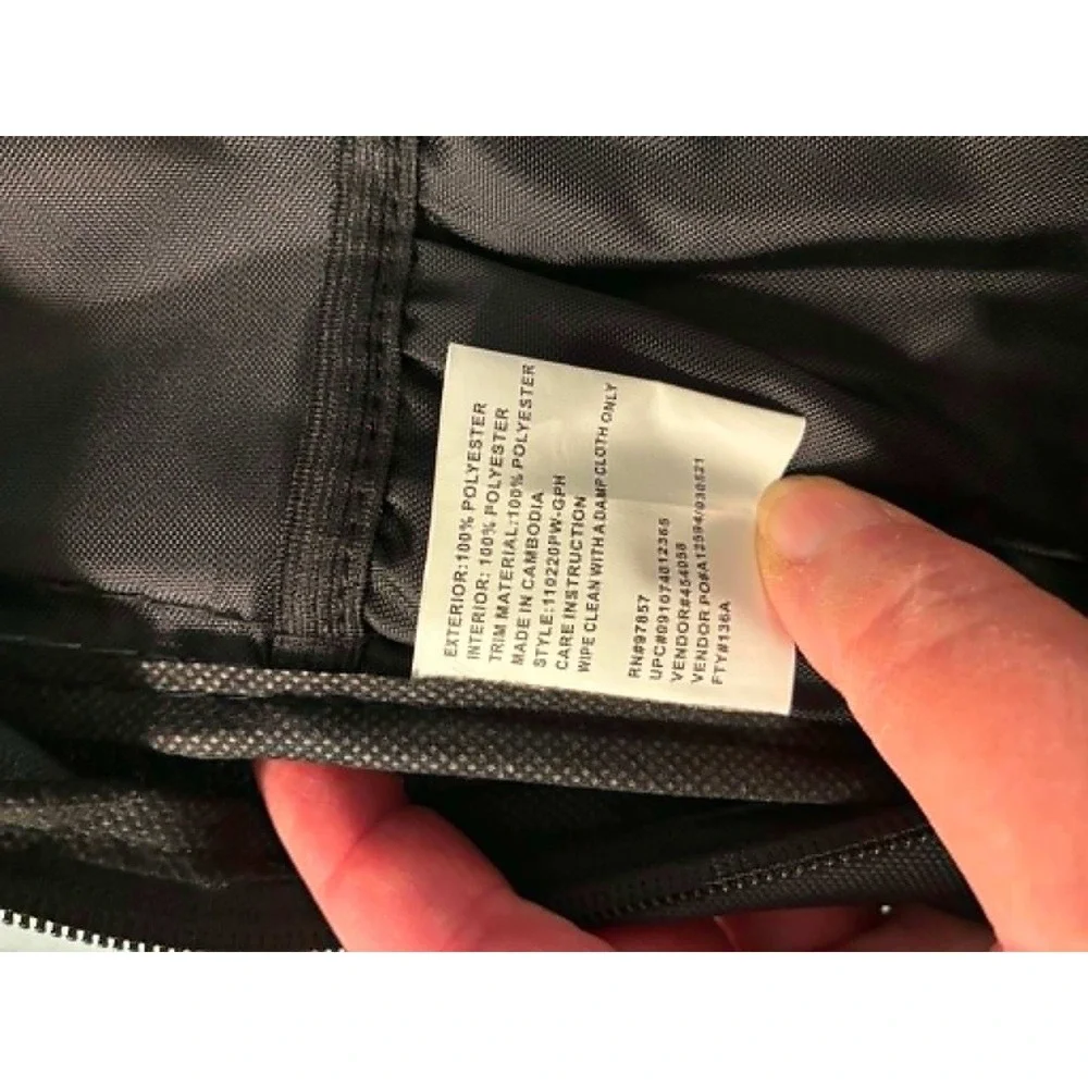 Eastsport Gail Tech Backpack Unisex One Size Grey NWT Laptop Sleeve Padded Back